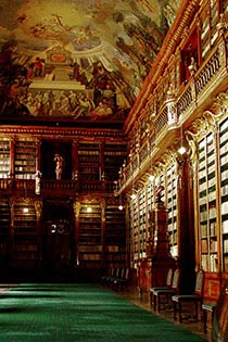 Biblioteka, klasztor Strahov, biblioteka na Strahovie, barok, podróże, podróże po Polsce, fotografia Monika Turska